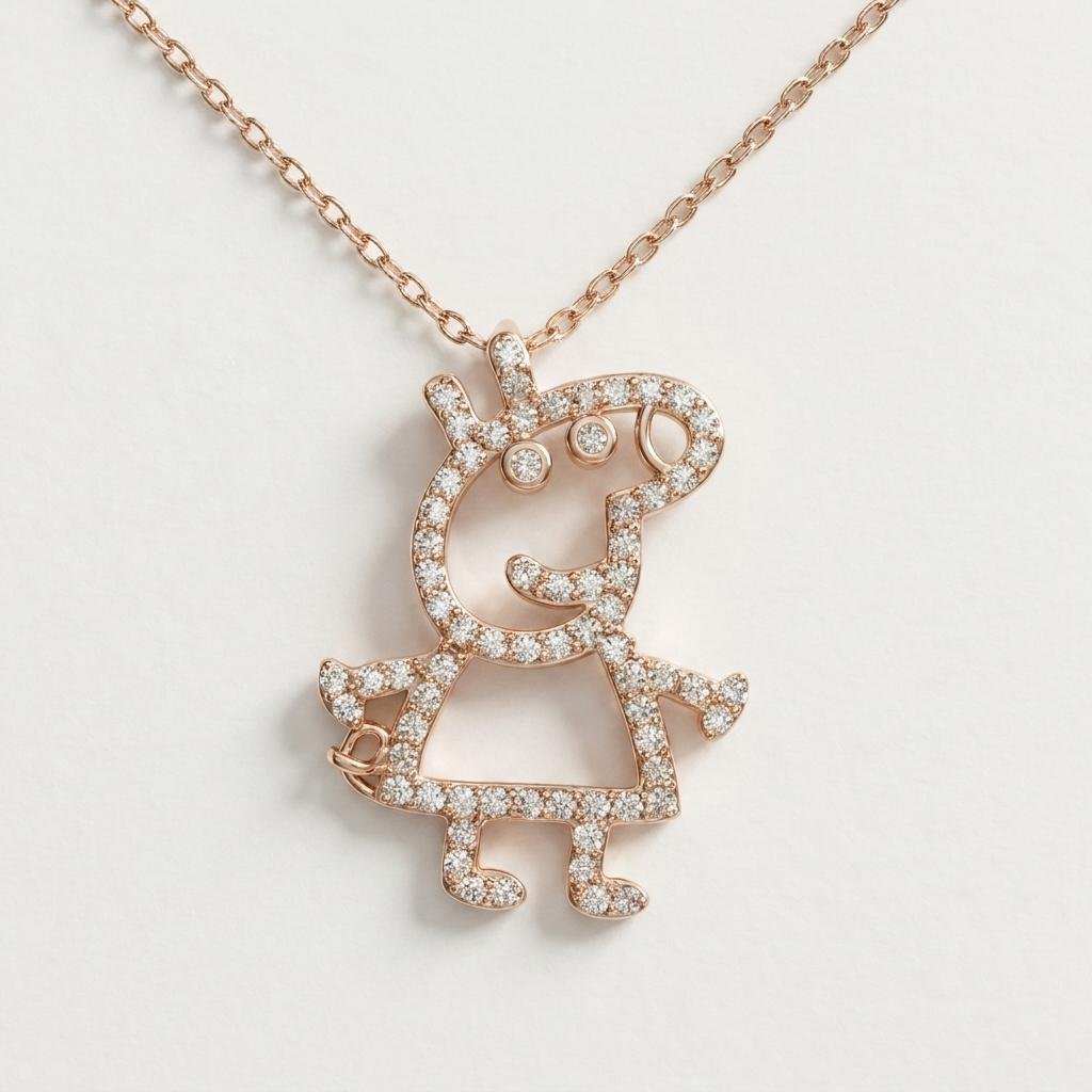 Teddy Charm Necklace