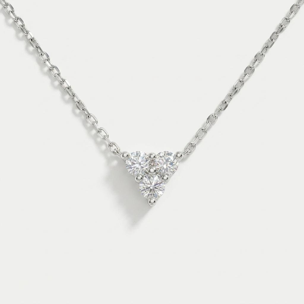 Trillion Crystal Necklace