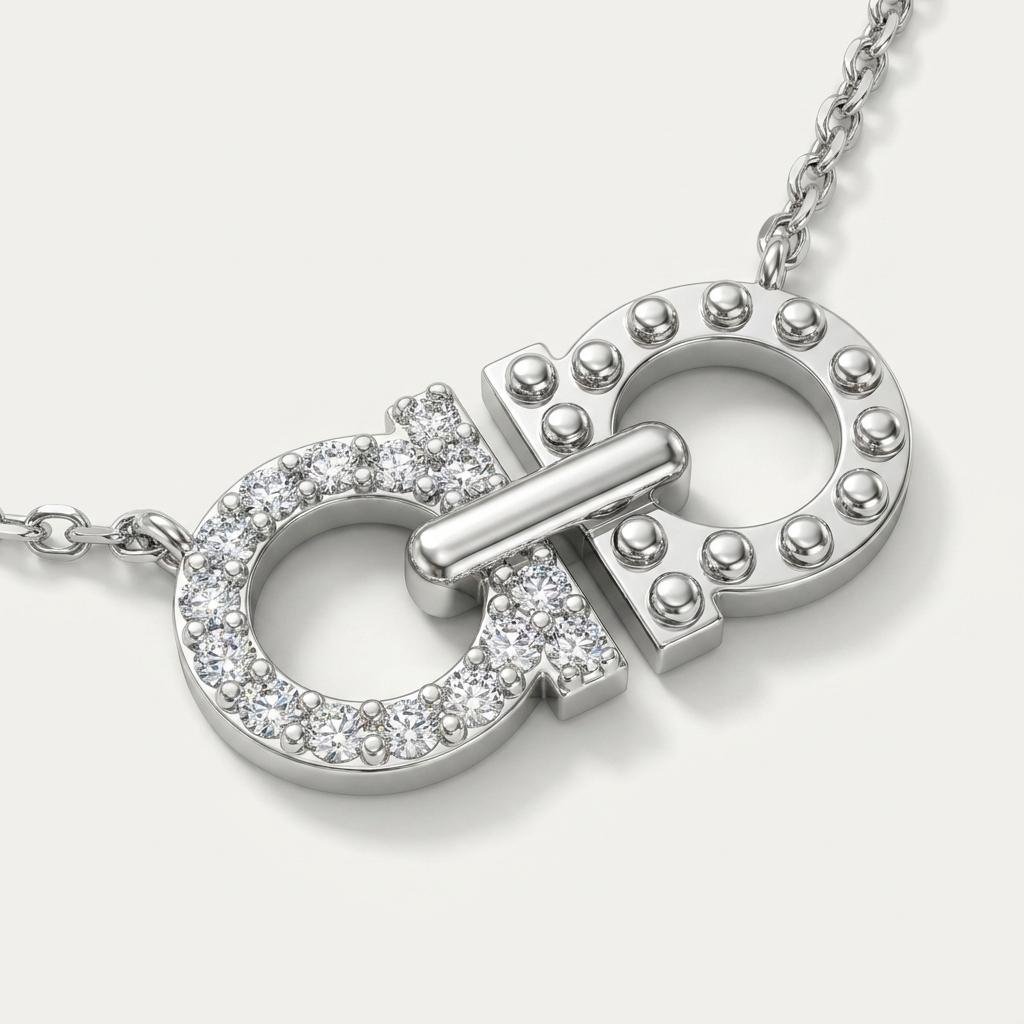 Infinity Buckle Necklace - Image 3