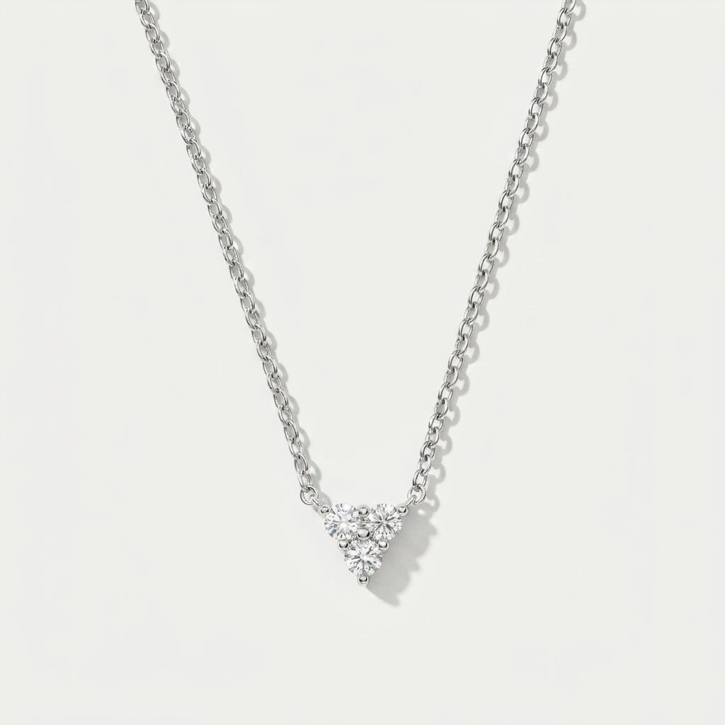 Trillion Crystal Necklace - Image 2