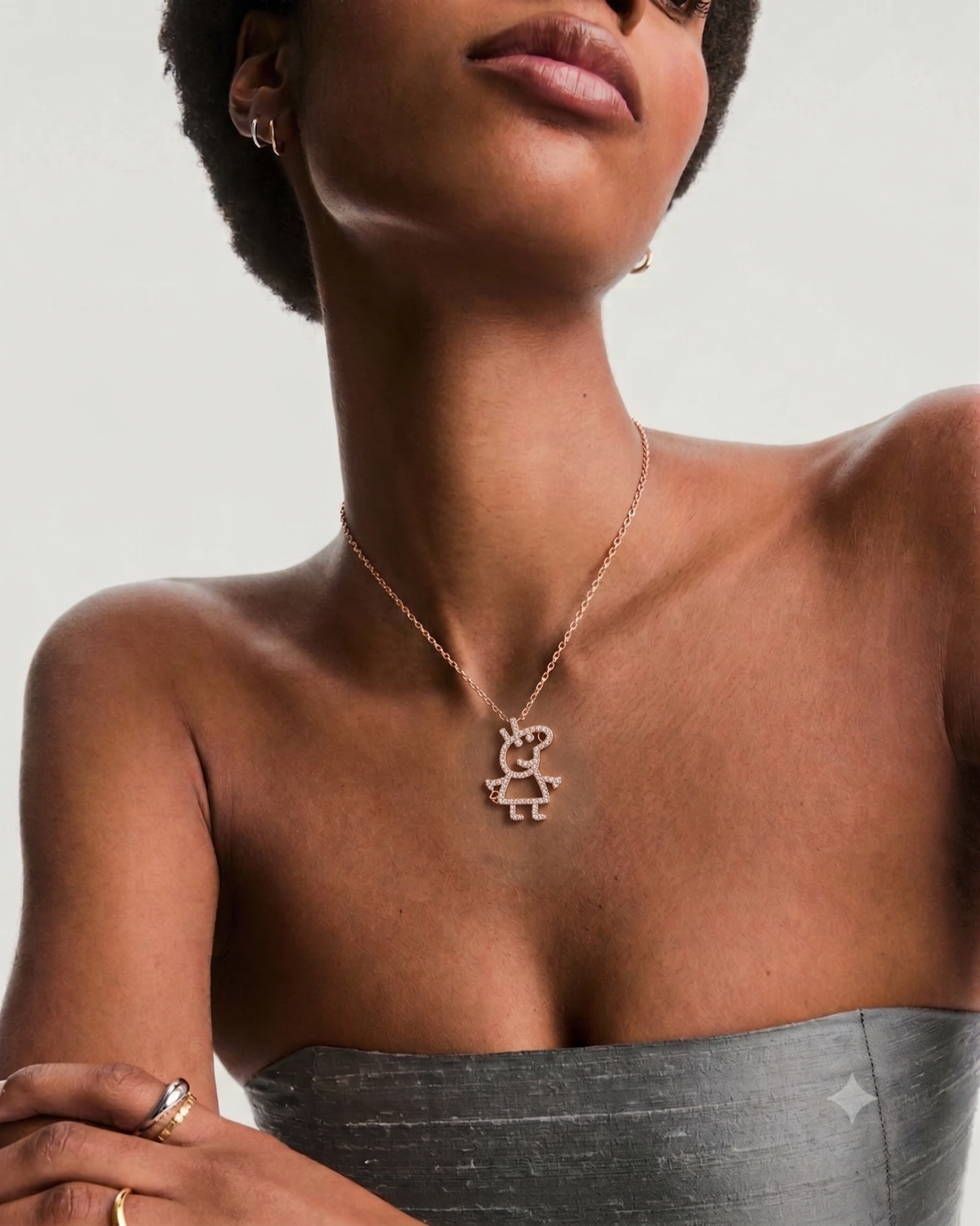 Teddy Charm Necklace - Image 2